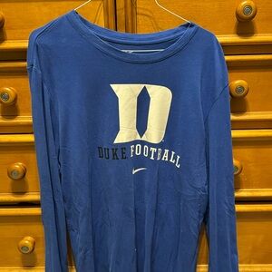 Dri-Fit Duke Football Nike Long Sleeve (Size Large)